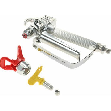 Pistolet à peinture sans air haute pression 3600PSI avec buse de pulvérisation 517 et protection de buse pour pulvérisateur à pompe Graco Wagner Titan et machine de pulvérisation sans air (1/5)