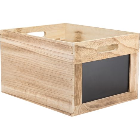 Caissette en bois pour tableau noir - 1 paquet plat - Securit