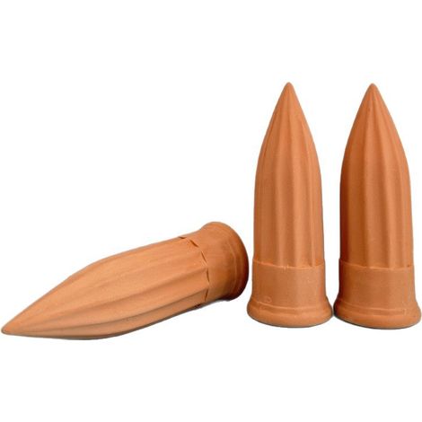 Piquet d'arrosage automatique en céramique, arroseur automatique en terre cuite, système d'irrigation goutte à goutte pour jardinage facile, humidificateur pour terreau en pot, 1 pièce (1/3)