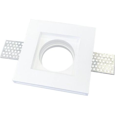 Faretto In Gesso A Scomparsa Quadrato Basso ( TECNOSWITCH cod. GE101BA )