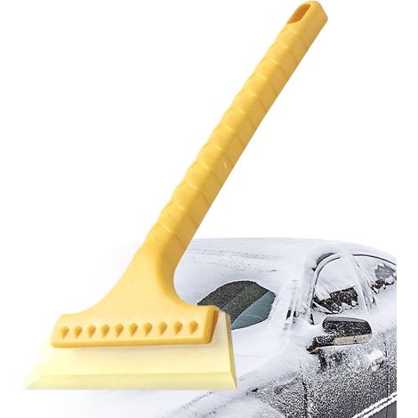 Eiskratzer – Kfz-Schaber zum Entfernen von Eis und Schnee, Kfz-Fensterreiniger mit Spachtel – für Winter, Fenster, Boden, Balkon, Terrasse, Auffahrt, Küche, Camping, Reisen, Auto