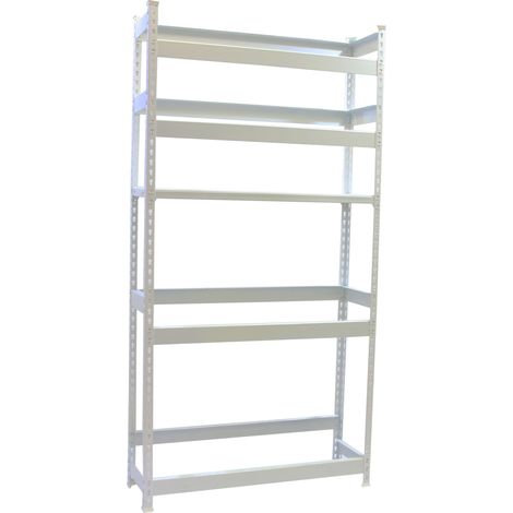 Simonrack Modello di scaffale in metallo bianco per stoccaggio