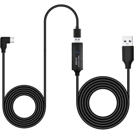 Câble USB 3.0 de 8 m pour Oculus Quest VR, USB-C vers USB-A, transfert de données haute vitesse (1/5)