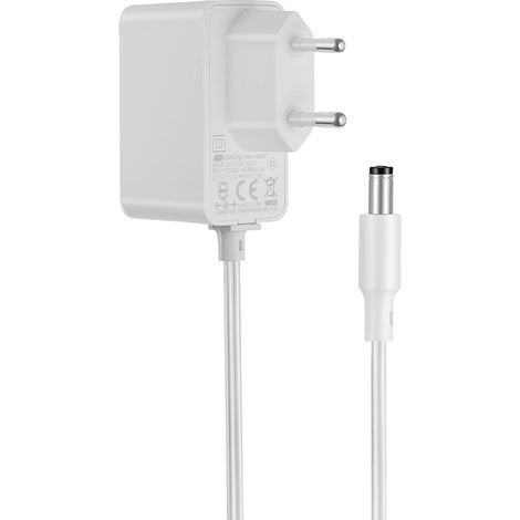Alimentation CCTV de sécurité DC 12V 1A pour caméra de Surveillance, Bande LED, caméras IP NVR DVR, / 300 cm de Longueur de câble/ 5,5 x 2,1mm Femelle, Blanc (1/5)