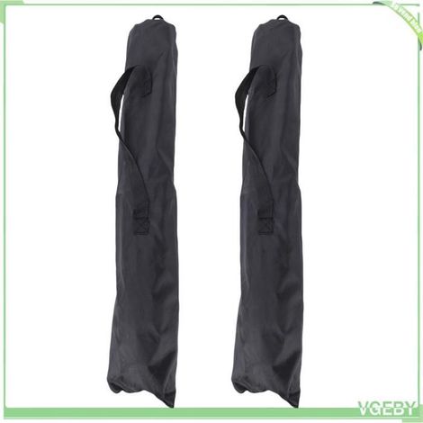 Tabouret pliant de camping - FAFEICY - 2 pièces - Noir - Portable et pliable - Tissu Oxford 600D (1/5)