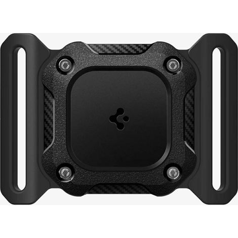 Étui Spigen Tough Armor pour collier pour animaux AirTag 1/2 - Noir (1/4)