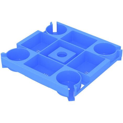 1 ensemble de parasol de plage portable avec porte-gobelet, compartiment à collation, emplacement pour téléphone et trou pour lunettes de soleil pour terrasse (1/4)