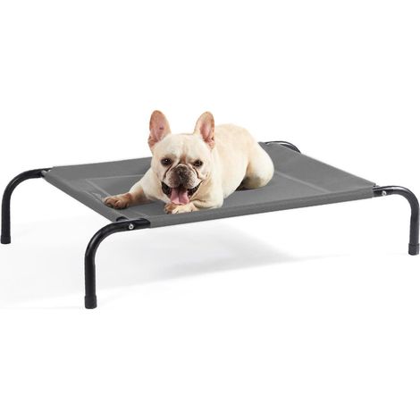 Hundeliege Outdoor erhöht S 87x63cm H20cm Grau L 87 x B 63 x H 20 cm (1/5)
