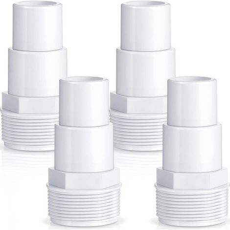 Adaptateur de tuyau combiné pour pompe de filtration de piscine, remplacement pour pompe de piscine hors sol, filtre, écumoire, compatible avec les adaptateurs Hayward SPX1091Z7 et SPX1091Z4 (4 pièces (1/5)