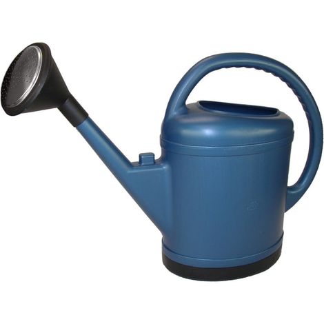 Arrosoir ovale extra-fort 13 litres + pomme inox et pied renforcé bleu - Belli