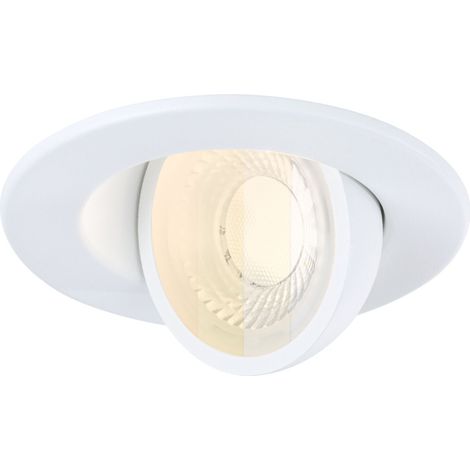 Paulmann LED-Einbauleuchte Zina 5/8 W Ø 9 cm dimmbar weiß matt Deckenlampen (1/3)