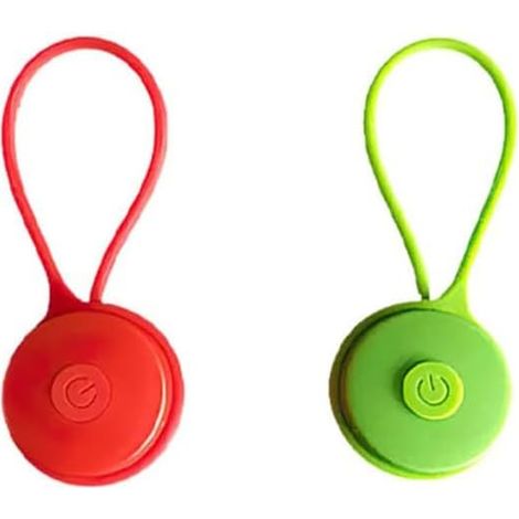 Ahlsen Stück LED-blinkende Schultasche, Sicherheitslichtreflektoren, mit 3 Beleuchtungsmodi, für Schultasche, Sicherheitslicht, zum Wandern, Laufen, Haustiere (1/5)