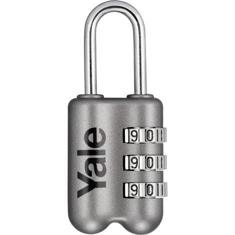 YALE candado combinacion maleta 25mm. , Candado de combinación idel para maleta de 25mm Cuerpo de Zinc con revestimiento de color.
- Fácil de reconocer.
- Candado de combinació (1/4)