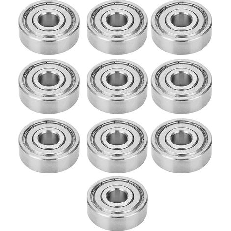 10 Stück Miniatur-Kugellager aus Edelstahl für Hochgeschwindigkeits-Anlagenteile S6301ZZ 37x12x12mm