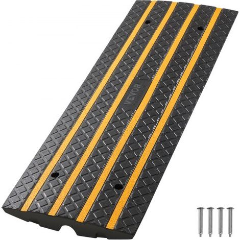Rampe de Trottoir - 65 mm Rampe de Seuil d'Accès en Caoutchouc (1/5)