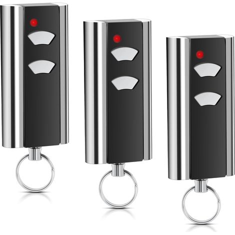 433,92 MHz Ouvre-Porte de Garage Télécommande, 3 Pièces Émetteur Mains pour RCU 433 2K, Rolling Code Ouvre-Porte de Garage Compatible avec RCU 433-2, RCU 433-4, EA433 2KM, EA433 2KS, T433-4 (1/5)