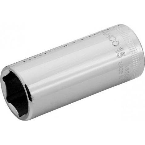 BAHCO - Douille longue 6 pans 1/4", métrique