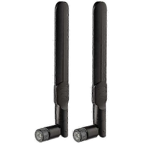 Antenne 4G LTE 8 dBi avec connecteur SMA (2 pièces) compatible avec routeur 4G LTE et point d'accès Wi-Fi domestique. (1/5)