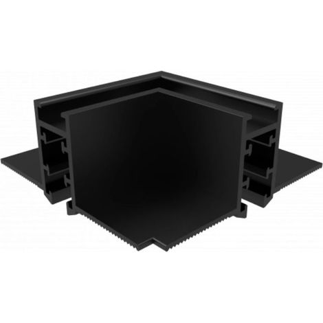 Jonction en L 90° pour Rail Magnétique M05 Encastré 48V - SILUMEN