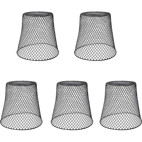 Housse de protection noire pour semis de plantes, outil d'entretien de cage de protection pour semis de légumes, fruits et légumes 5 pièces (1/5)