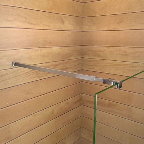 Barra Stabilizzatrice Regolabile Rinforzato Per Box Doccia Da 73-120 cm Per Vetro Spessore da 6-10 mm