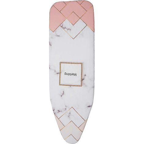 Housse de protection pour table à repasser 140x50cm effet marbré, pliable, pour le repassage des vêtements (1/5)