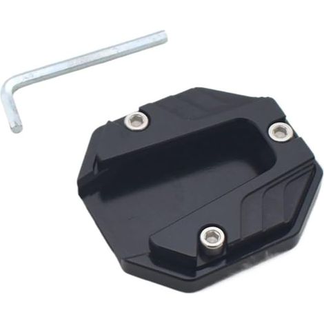 Piastra di supporto per cavalletto laterale, cavalletto laterale universale per moto e biciclette, base allargata, piede allargato, manicotto antiscivolo, scooter (1/5)