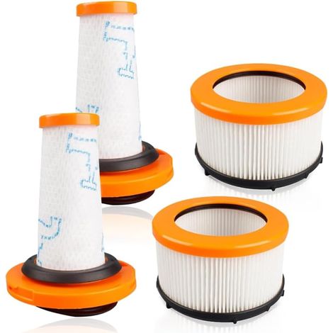 Lot de Filtres pour Rowenta X-FORCE FLEX 9.60 : 2 Filtres Mousse + 2 Filtres Moteur - Pièces de Rechange Originales Spécifiques, Améliorez la Performance de Votre Aspirateur (1/5)