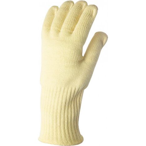 Gants Anti-Coupure Niveau 5 Kevlar® + Acier SINGER TKV345 - Enduction Latex 3/4 - Tricote Sans Couture - Jauge 10 - Lot de 10 (1/2)