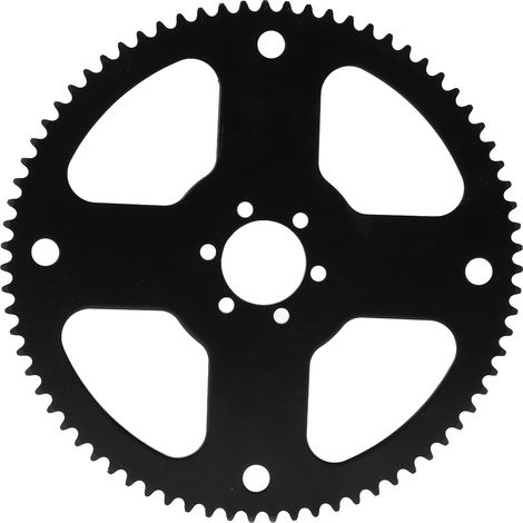 Pignon de vélo 75 dents en acier pour roue arrière, compatible chaîne 35, idéal réparation et entretien bicyclette.