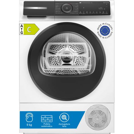 Bosch WQH245B0IT asciugatrice Libera installazione Caricamento frontale 9 kg A+++ Bianco (1/5)