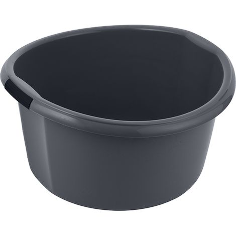 Bol en plastique solide 49 x 48 x 50 cm, 30 L, gris foncé - Ben