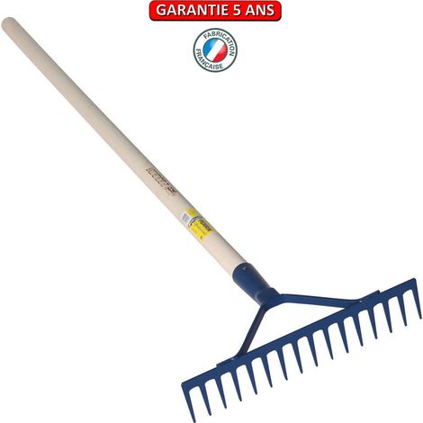 OUTILS PERRIN Râteau d'entreprise16 dents manche 150 cm PEFC (1/2)