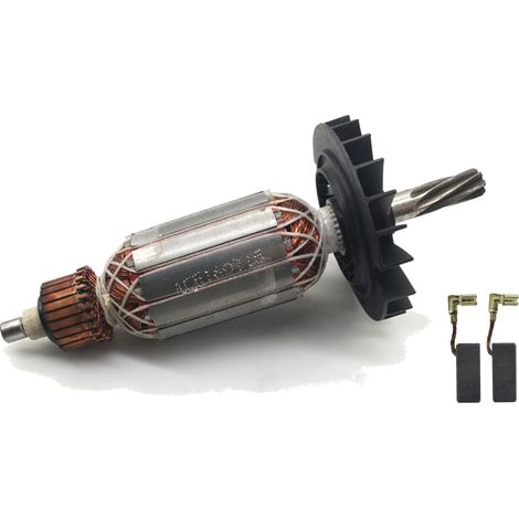Anker / Rotor / Läufer / Kollektor / Polpaket mit Lüfter ersetzt Bosch 1 614 010 709, 1617000560 für GBH 2-26 GBH 2400 GBH 2600 / inkl. Kohlebürsten (1/4)