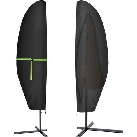 Housse de parasol de jardin, imperméable, grande housse pour parasol déporté, robuste, compatible avec les parasols de 1 à 3 m, résistante aux UV et au vent.