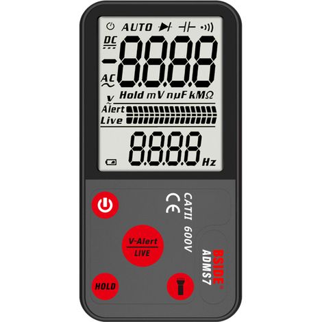 ADMS7 Multimetro digitale ultrasottile True RMS a 6000 conteggi