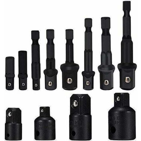 (Kit de 8 pièces) Adaptateurs pour cliquet et douilles, kit d'adaptateurs pour douilles, kit d'adaptateurs pour clés hexagonales (1/5)