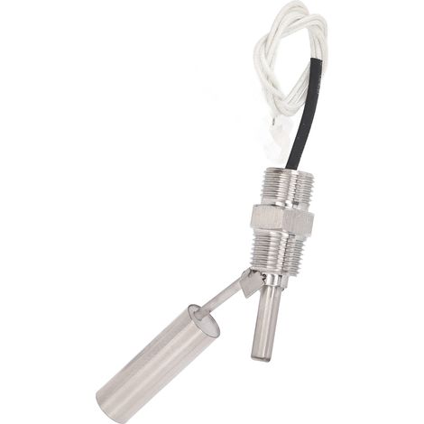 Wasserstandssensor mit 1/2-Zoll-NPT-Außengewinde, Schwimmerschalter aus Edelstahl 304, DC-Flüssigkeitssonde (0–110 V) (1/5)