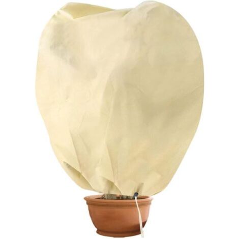 QORVA-(80x100cm) Housse hivernage pour Plantes, Housse d'hivernage Non tissée 80 g/m² Protection Contre Le Gel des Plantes en Pots et rosiers (1/5)
