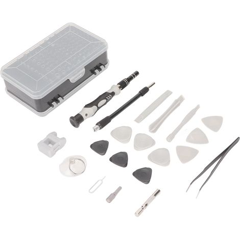 Kit Tournevis De Précision 135 en 1, Conception D'aspiration Magnétique, Longueur Réglable, Poignée Antidérapante, Kit D'outils de Réparation de Bricolage pour la Maintenance des équipements (1/5)