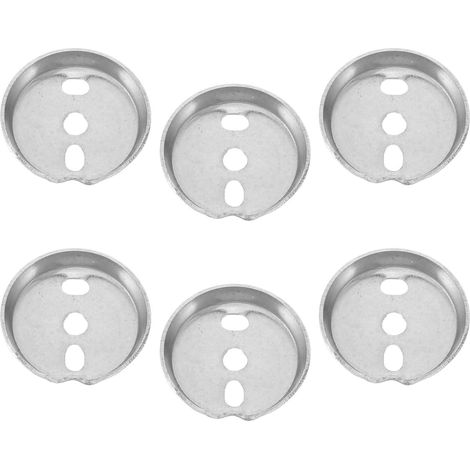 Kit de fixation pour porte-serviettes en 6 pièces avec vis et rondelles acier inoxydable - (1/5)