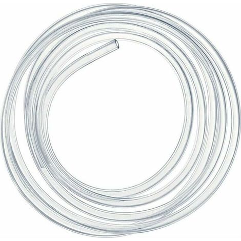 Tuyau en PVC souple transparent de 2 mètres, flexible de pression de 16 × 20 mm. (1/4)