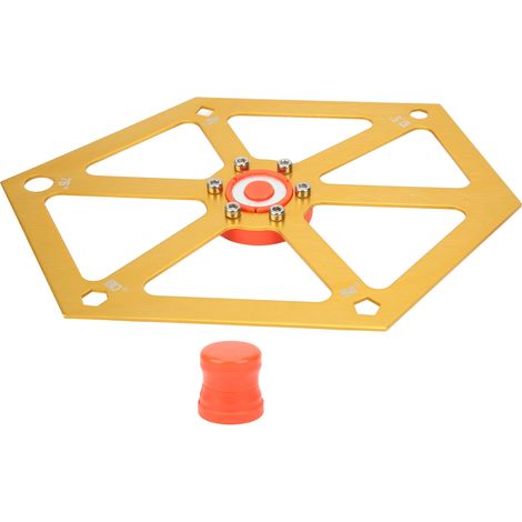Winkelmesser für Holzbearbeitung, sechseckig, magnetisch, Aluminiumlegierung, Tischkreissäge, Schneidemaschine, Winkeleinstellung (1/5)