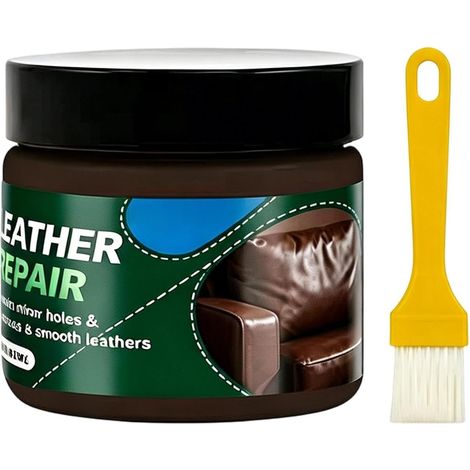 Baume Nourrissant Pour Cuir De Meubles Et Canapés Baume Réparateur Cuir  Crème Nettoyante Intérieur Auto Pour Automobile Maison Sac À Main Porte-Monnaie Canapé Sofa Chaussur (1/5)