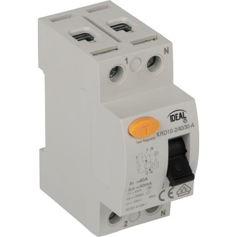 Interruttore differenziale Kanlux krd10-2 40A 30mA (1/2)