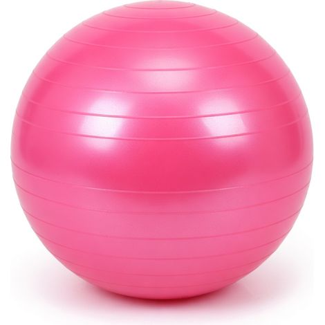 Ballon de yoga PVC rose 85 cm modèle 83