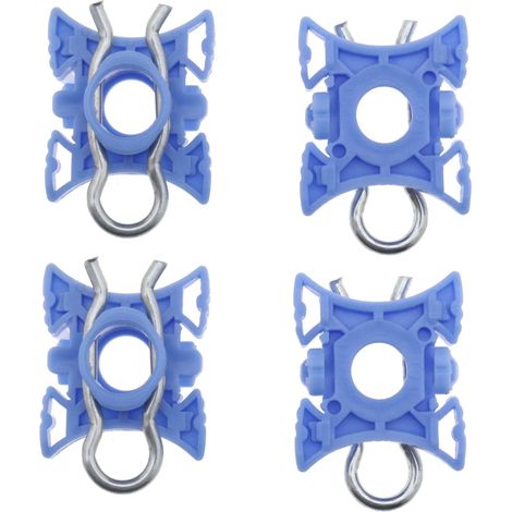 Lot de 4 clips coulissants pour lève-vitre avant - 3509416 - Pièces de rechange pour 740 940 960 S80 XC70 XC90 V70 S60 (1/5)