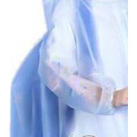 Imperméables pour enfants, ponchos de pluie épais et réutilisables avec capuche et manches, imperméables avec poche pour sac à dos, pour garçons et filles, motif fusée astronaute, fermeture à boutons, (1/5)