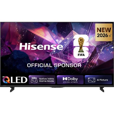 Televisor inteligente Hisense 65E7S Pro Hi-QLED de 65", modo de juego con 144 Hz nativos, tecnología Hi-QLED Color, Dolby Vision