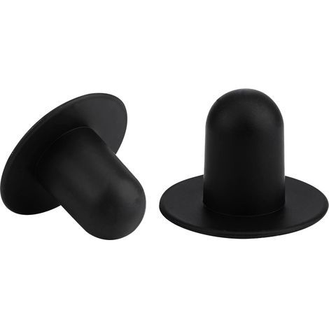 Bouchon de Piscine, Compatible Intex et, Bouchon de Trou de Crépine de Pompe de Filtre Bouchon de Vidange Piscine Bouchon de Piscine Hors Sol (2 Pièces, noir) (1/5)